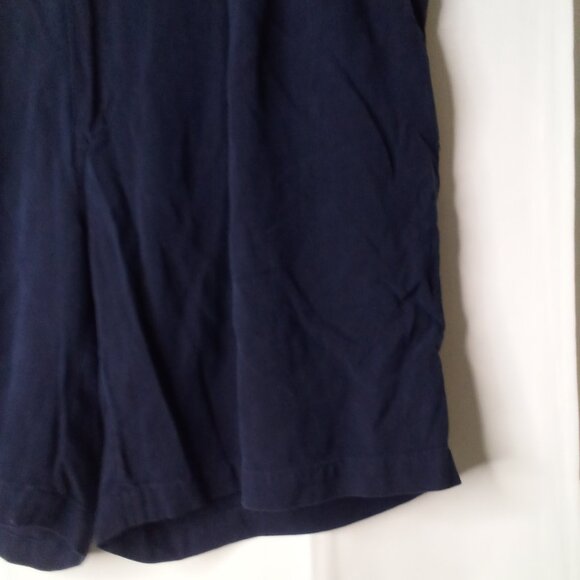 Tommy Bahama Shorts Men 42 100% Silk Pleated Casual Blue - Picture 5 of 15